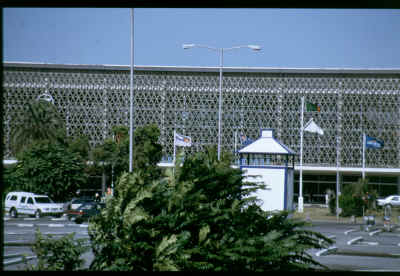 Ankunft am 20. Juni 2001 in Lusaka: