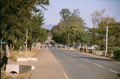 Die Hauptstrae von Chipata