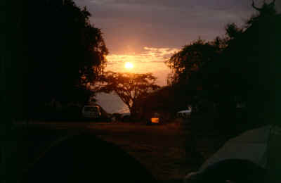 Zur Abwechslung mal ein SonnenAUFGANG in Senga Bay
